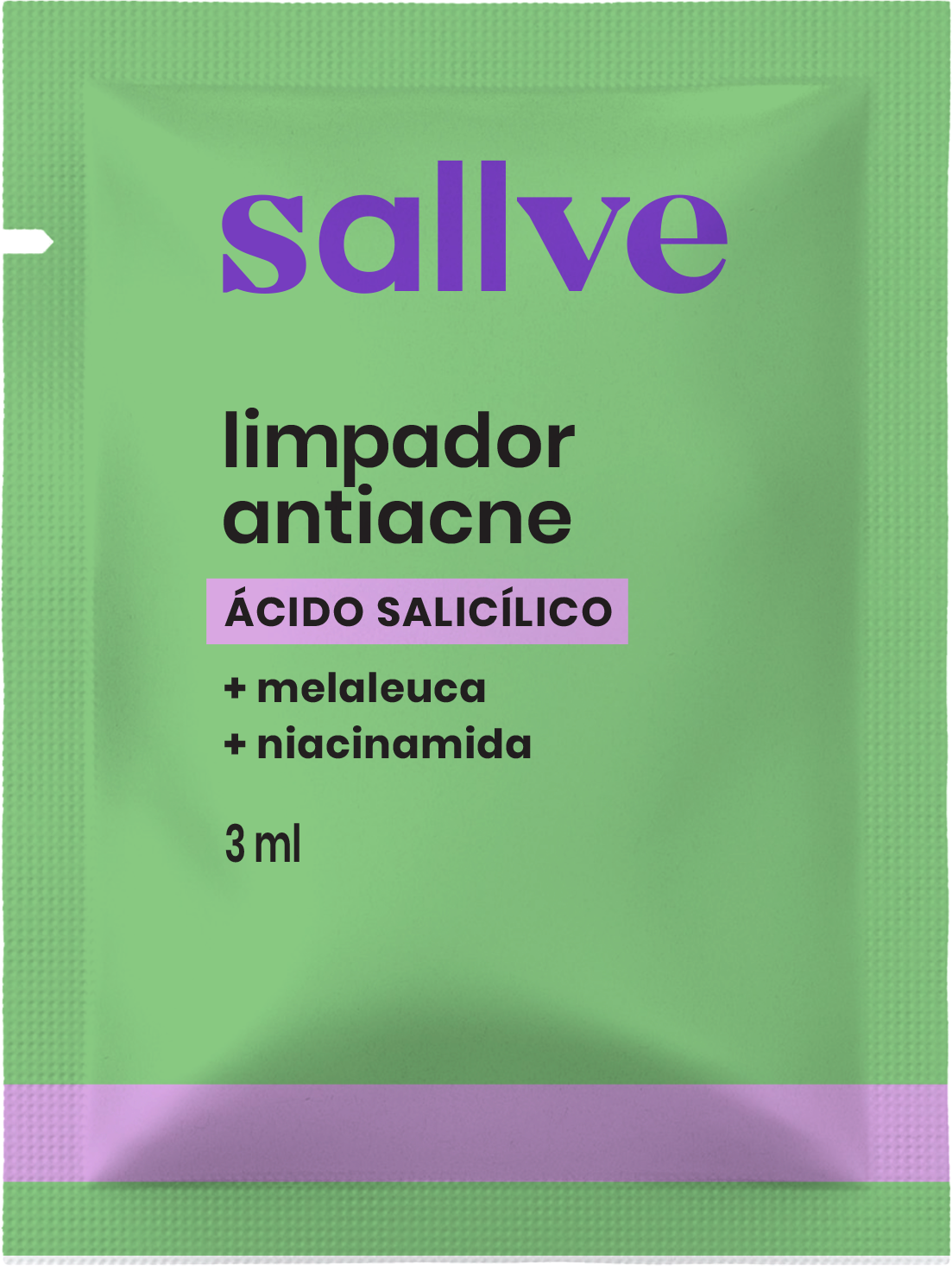 Sachê Limpador Antiacne